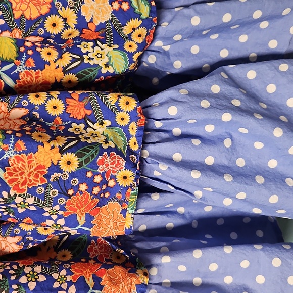 Matilda Jane Blue and Pink Floral Dress Sz10 - Picture 8 of 12